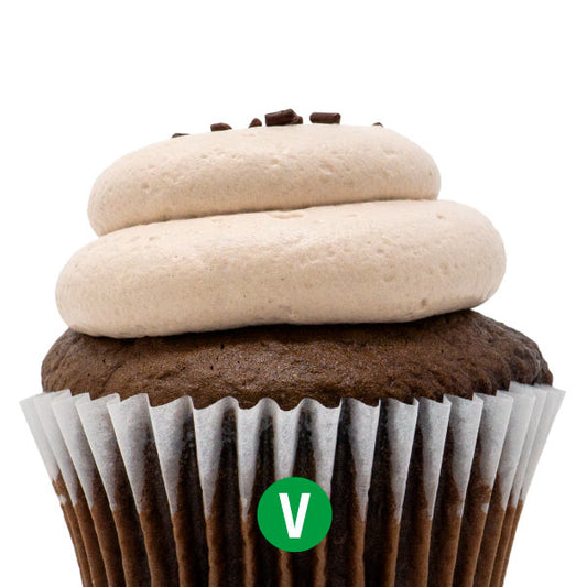 Vegan Chocolate with Chocolate Mousse Cupcake