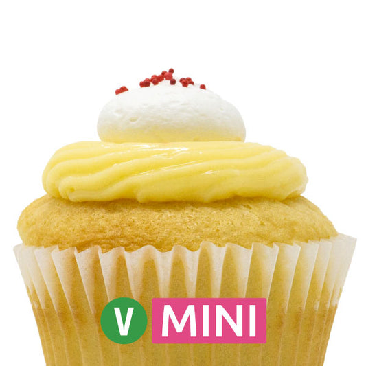 Vegan Strawberry Blonde Mini Cupcakes - Dozen