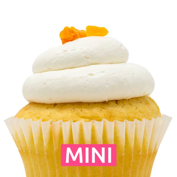 Mango Bliss Mini Cupcakes - Dozen