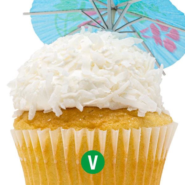 Vegan Piña Colada  Cupcake