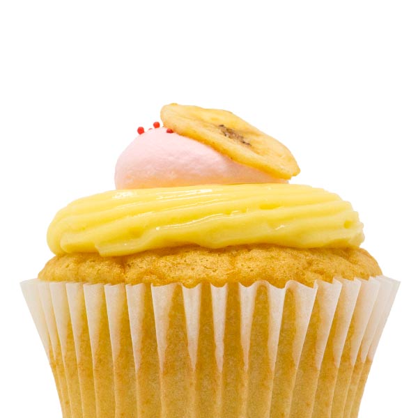 Banana Strawberry Cupcake