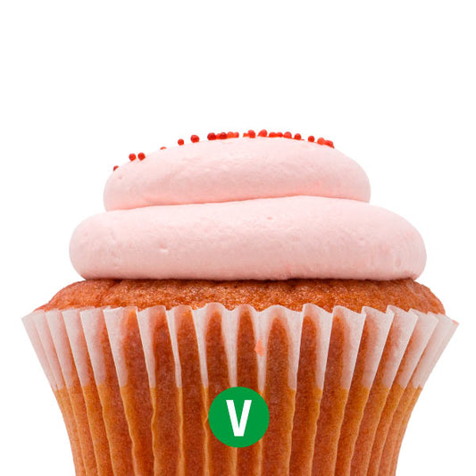 Vegan Very Berry Strawberry Cupcake