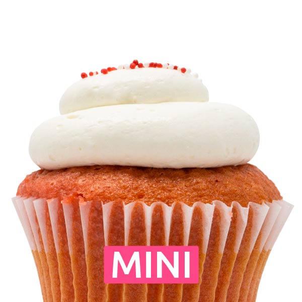 Strawberry Bliss Mini Cupcakes - Dozen