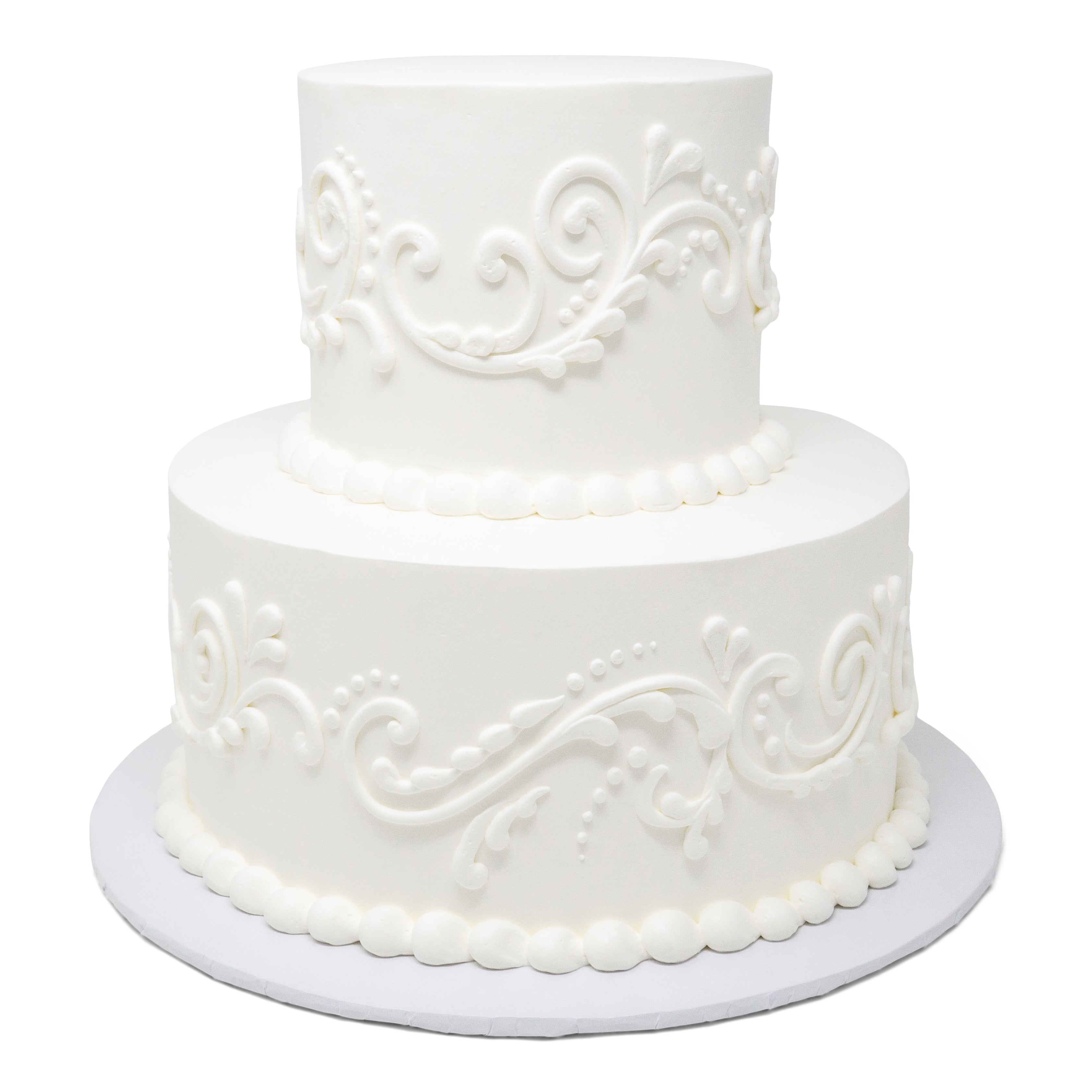 Two Tier Wedding Cakes – Honeypeachsg Bakery