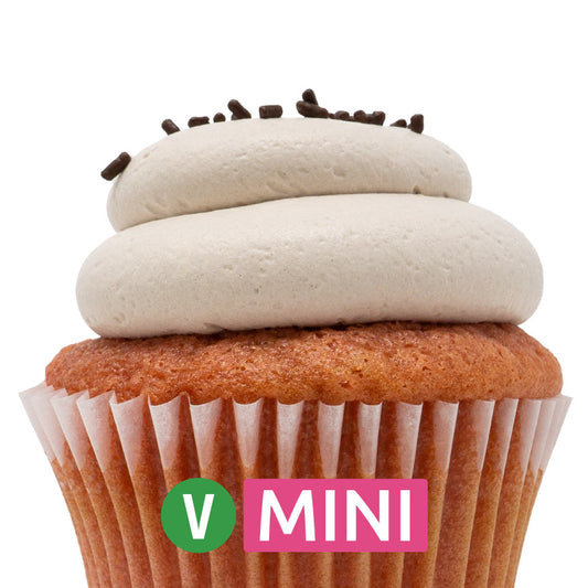 Vegan Strawberry with Chocolate Mousse Mini Cupcakes - Dozen