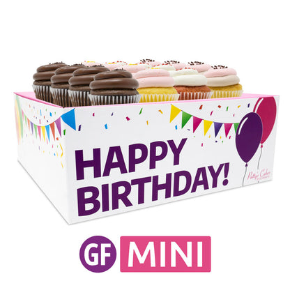 Gluten-Free Mini Cupcakes - Choose Your Flavors - 12 :|: Birthday Gift Box