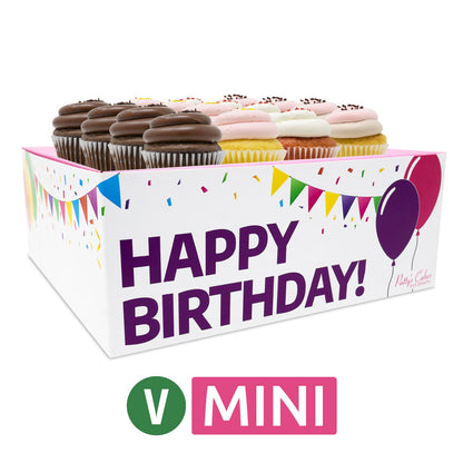 Vegan Mini Cupcakes - Choose Your Flavors - 12 :|: Birthday Gift Box