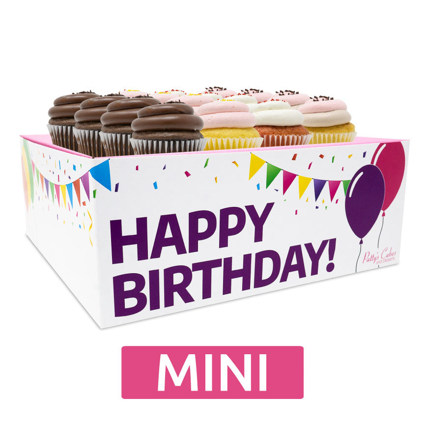 Mini Cupcakes Choose Your Flavors - 12 :|: Birthday Gift Box