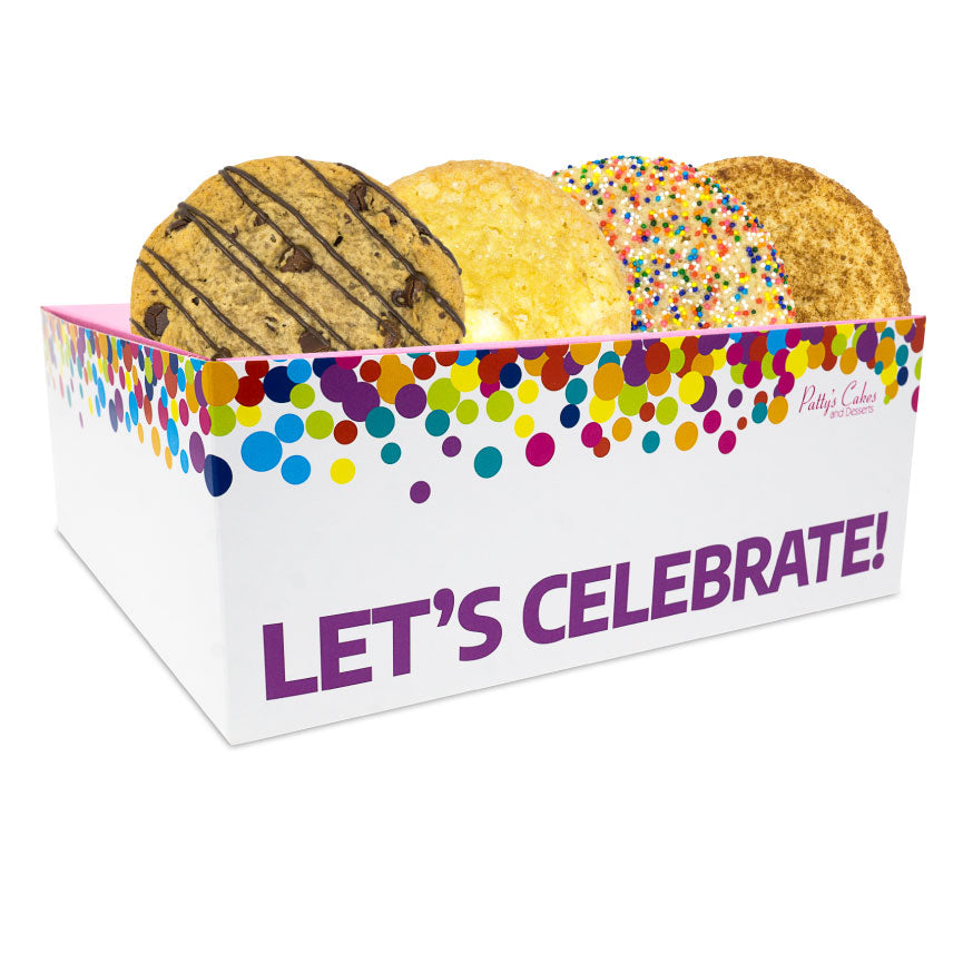 Cookie 4 Pack :|: Let's Celebrate Gift Box