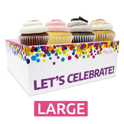 Cupcake 4 Pack :|: Let's Celebrate Gift Box