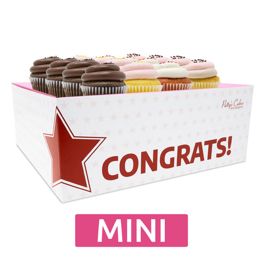 Mini Cupcakes Choose Your Flavors - 12 :|: Congrats Gift Box
