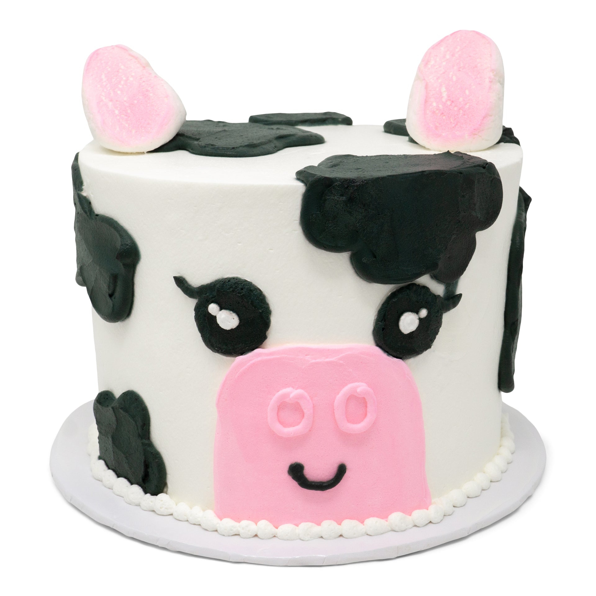 Milk & Cookies Baby Shower Mommy Cow & Baby Cake Topper Cow Cake