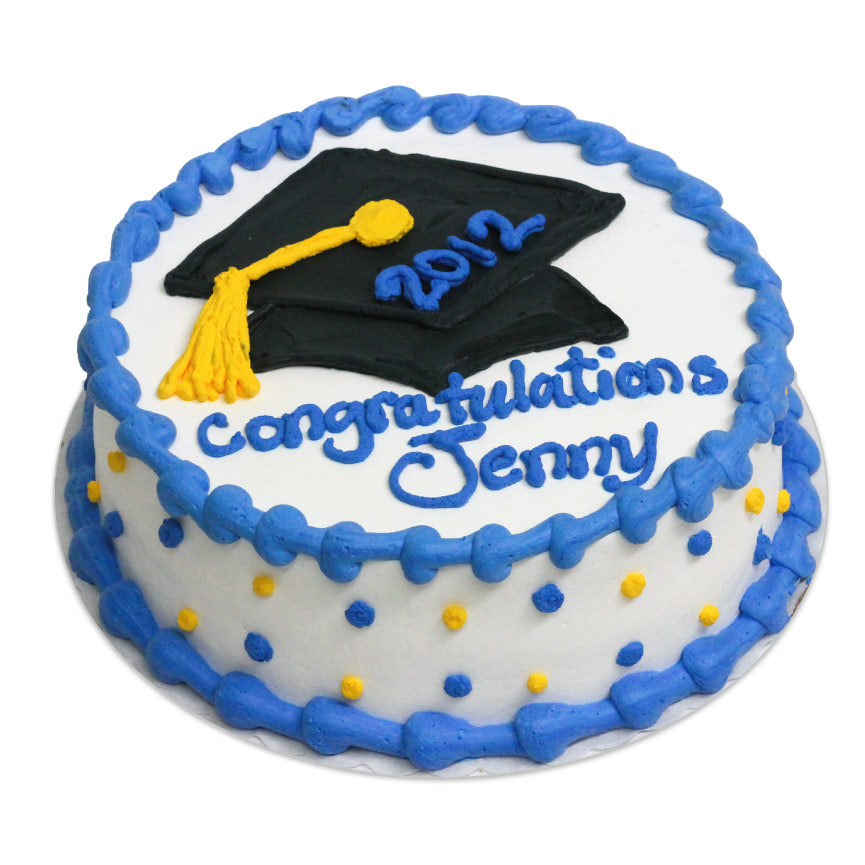Round Graduation Cake