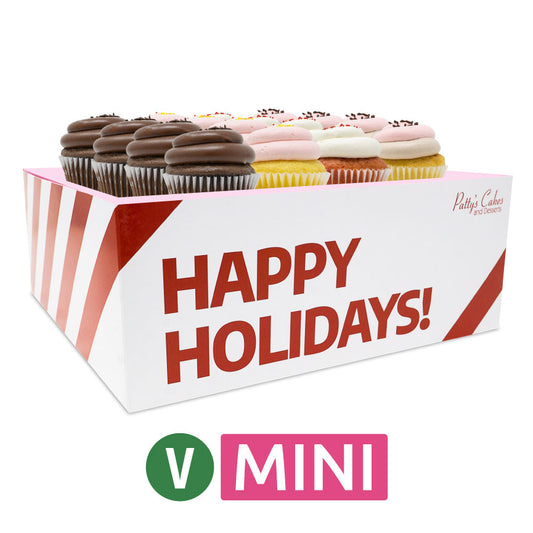 Vegan Mini Cupcakes - Choose Your Flavors - 12 :|: Holiday Gift Box