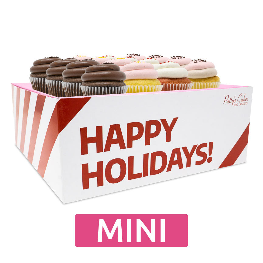 Mini Cupcakes - 12 Pack :|: Holiday Gift Box