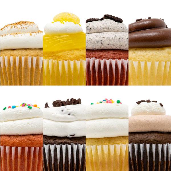 Mini Cupcakes - 24 Pack :|: Let's Celebrate Gift Box