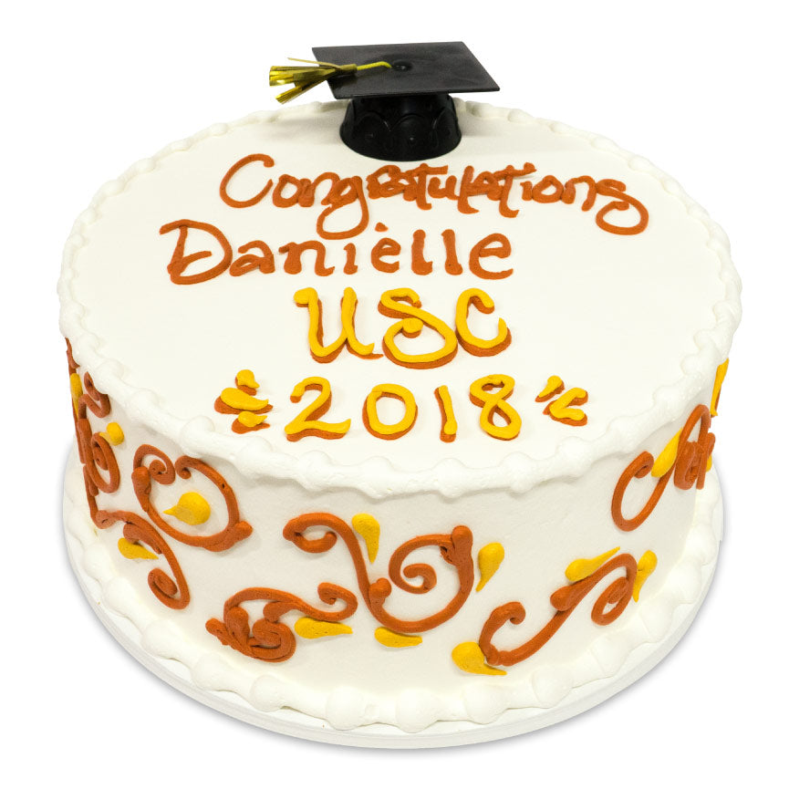 Simple Graduation Cake