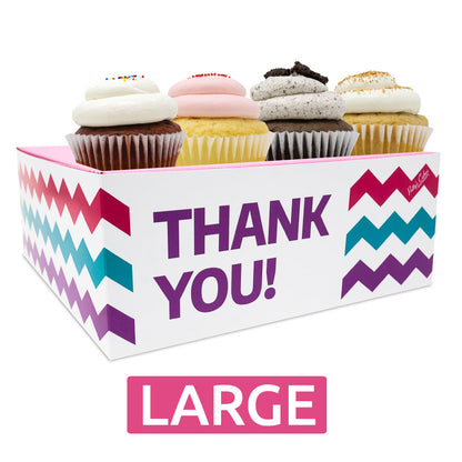 Cupcake 4 Pack :|: Thank You Gift Box