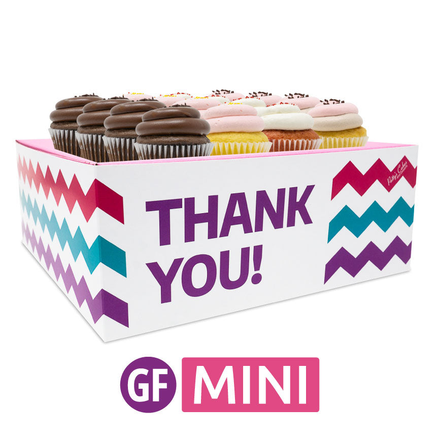 Gluten-Free Mini Cupcakes - Choose Your Flavors - 12 :|: Thank You Gift Box