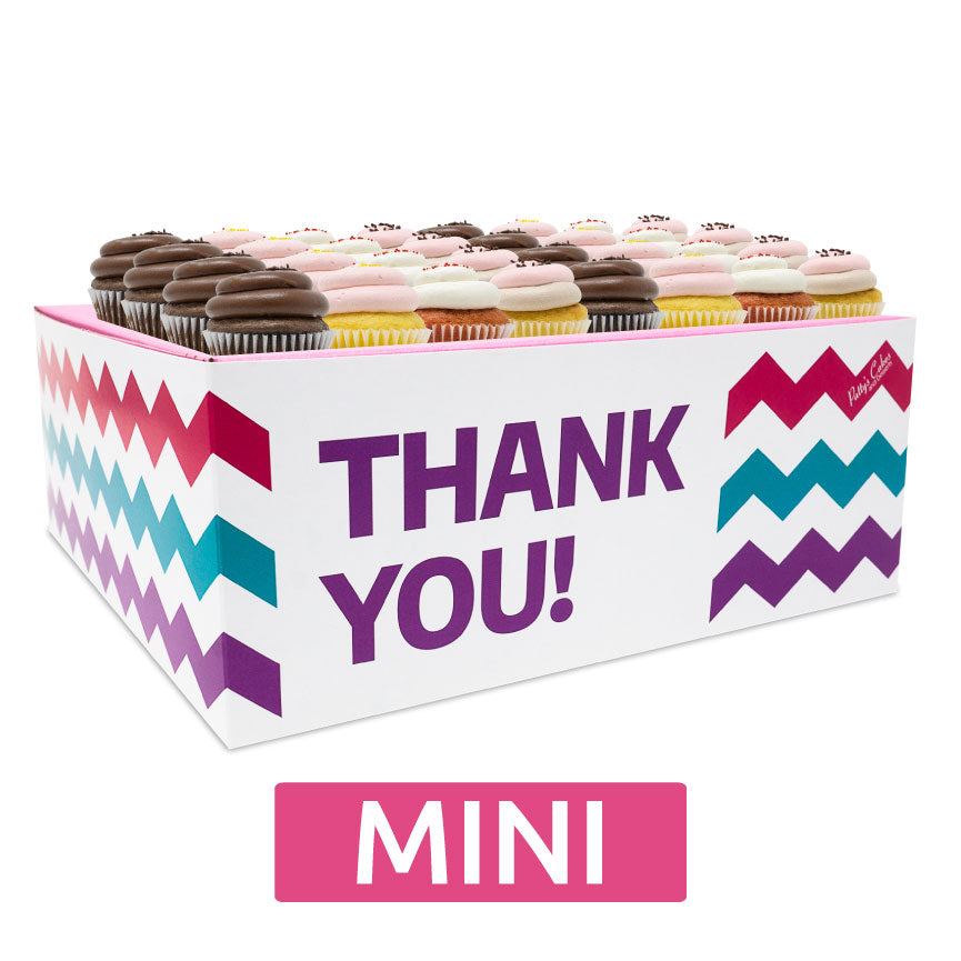 Mini Cupcakes - 24 Pack :|: Thank You Gift Box