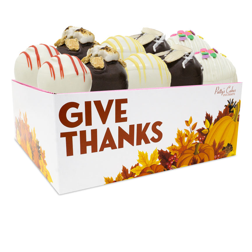 Cake Ball 12 Pack :|: Thanksgiving Gift Box