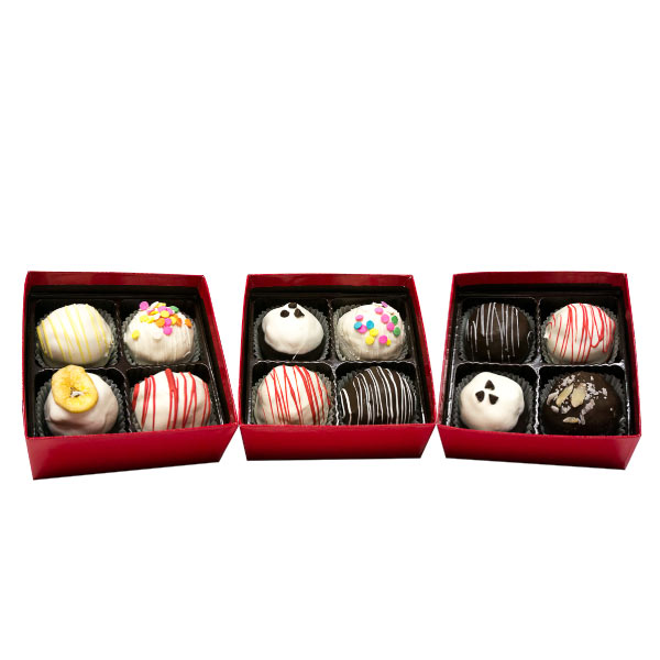 Cake Balls - Red Box 4 pack