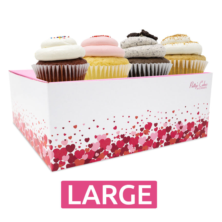 Cupcake 4 Pack :|: Hearts Gift Box