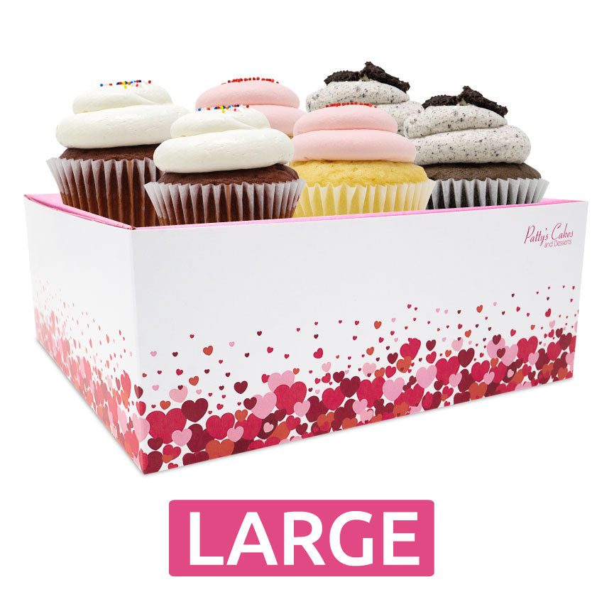 Cupcake 6 Pack :|: Hearts Gift Box